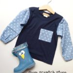 Handmade t-shirt παιδικό με μακρύ μανίκι | From Scratch Store