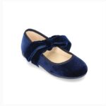 Velvet Mary Jane Blue