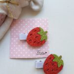 Clip strawberry red