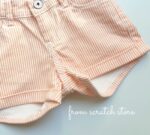 Shorts Ριγέ ροδακινί - Image 2