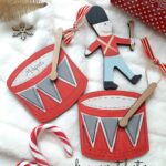 Xmas Drummer box *ξύλινο*