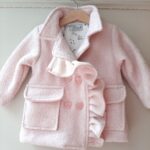 Παλτό baby pink σταυροκουμπωτό