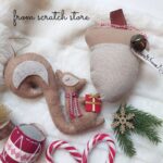 Xmas Σκίουρος και Βελανίδι