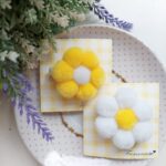 Clip Daisy yellow & white