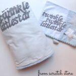 Κουβέρτα γουνάκι twinkle twinkle little star