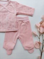 Baby set velvet Nora pink - Image 2