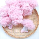 Καλτσάκια pompom Pink