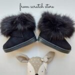 Μποτίνια furry Black