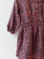 Φόρεμα Leopard dusty pink - Image 2