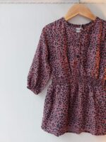 Φόρεμα Leopard dusty pink