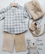 Baby shirt Vichy green - Image 6