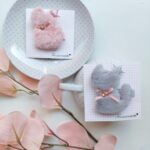Clips γατάκια pink & grey