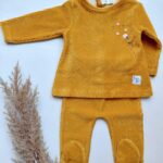 Baby set κοτλέ ώχρα