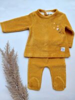 Baby set κοτλέ ώχρα