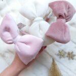 Velvet bow στέκα ☆
