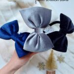 Velvet bow στέκα ☆☆