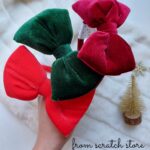 Velvet bow στέκα ☆☆☆