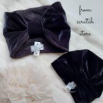 Velvet black λαιμός & τουρμπάν