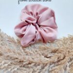 Scrunchies Satin Ροζ