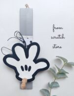 Λαμπάδα κρεμάστρα Mickeys hand