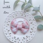 Φιογκολαστιχάκι Pink vintage καρό