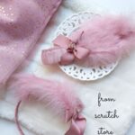 Στέκα & Κορδέλα Feathers pink