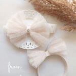 Στέκα & κορδέλα Fluffy cream