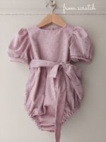 Broderie pink romber