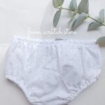 Diaper cover dots cream
