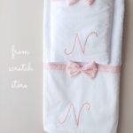 Towel set daisies ...με όνομα!!!!