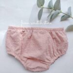Diaper cover dots old pink