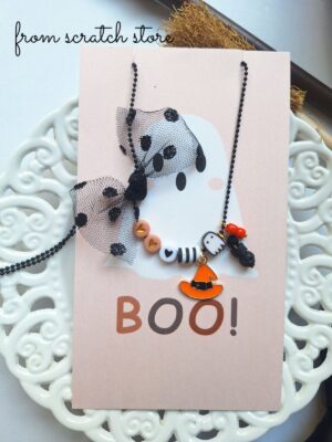 Witch's hat necklace