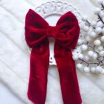 Lora vintage bow Bordeaux