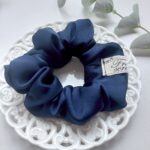 Scrunchies Satin Blue