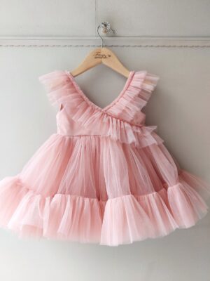 Φόρεμα Cindy coral pink