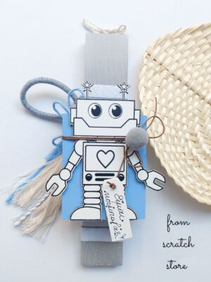 Λαμπάδα Κουμπαράς Robot