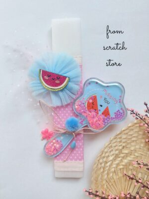 Λαμπάδα Hair Set & Clip Καρπούζι