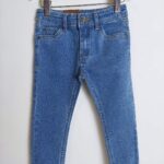 Skinny Elastic Jeans Blue