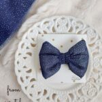 Clip Bow Starlight Blue
