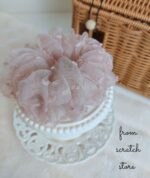 Scrunchie Dotty Pink