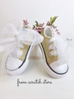 Sneakers rock star gold