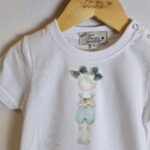 T-shirt icecream girl mint