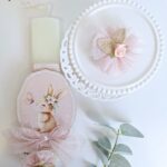 Λαμπάδα Βunny bunny & hair clip