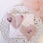 Clips cherries pink (2pcs)